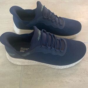 Skechers Dark Blue Athletic Shoes